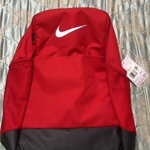 Nike Red and Black Sports Backpack